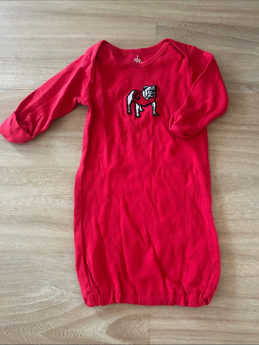 Georgia Bulldog Infant Sleep Gown